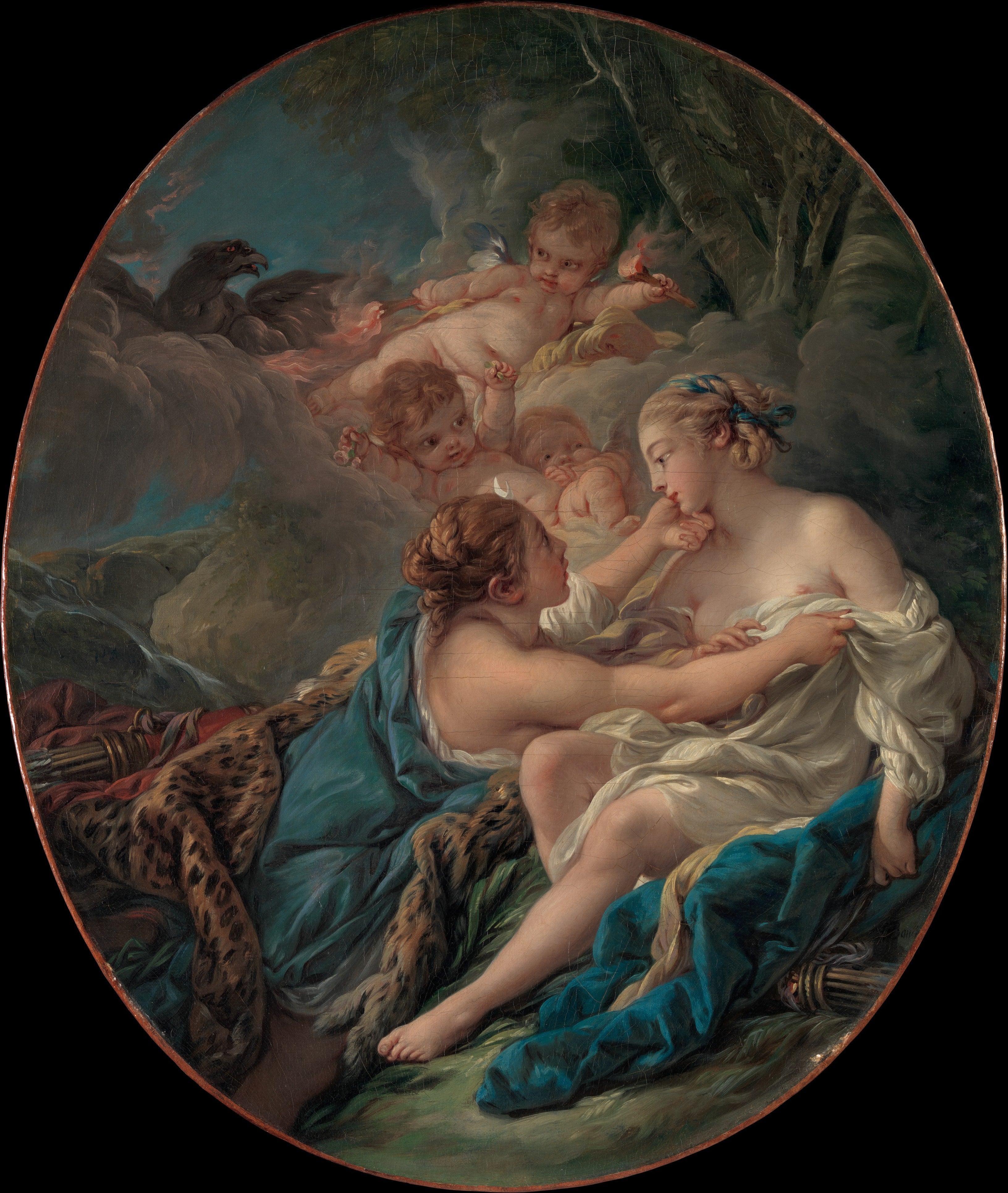 Jupiter, under the features of Diana and Callisto - François Boucher