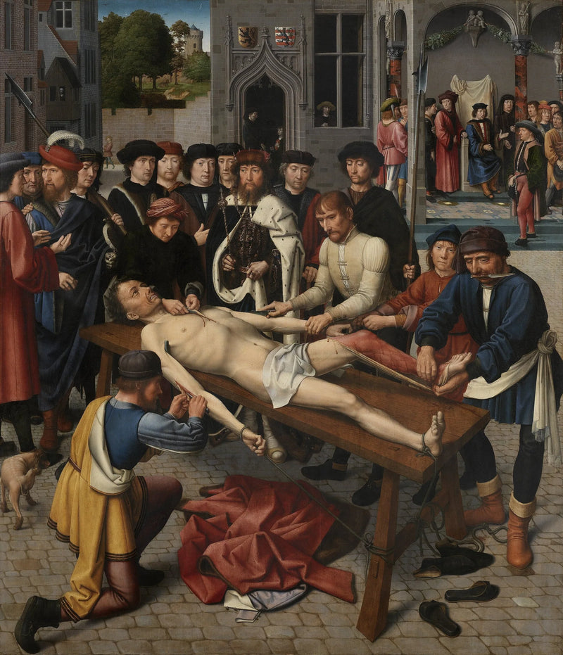 Justice de Cambyse : The Flaying of the Unjust Judge - Gérard David