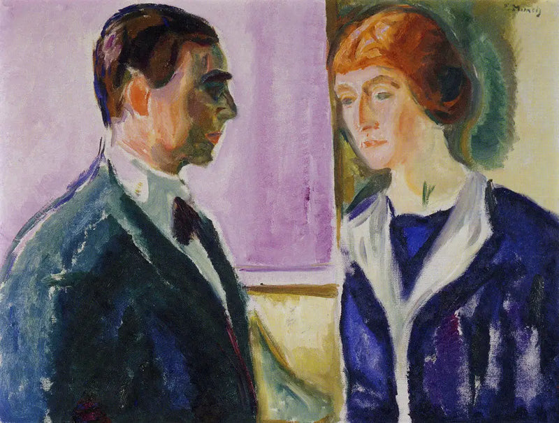Käte and Hugo Perls - Edvard Munch