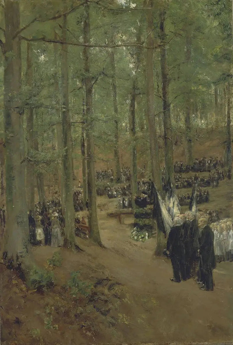 Kaiser Friedrich Memorial Celebration in Kösen - Max Liebermann
