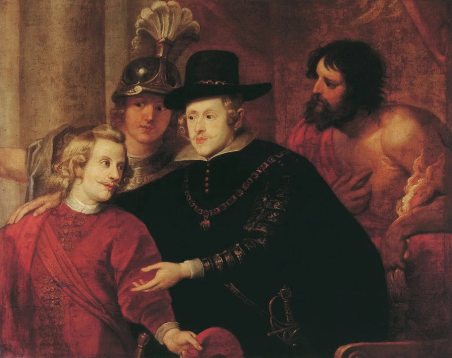 Cardinal Infant Ferdinand takes leave of his brother King Philip IV - Peter Paul Rubens