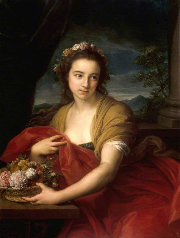 Katherine Durnford, later Mrs. Utrick Fetherstonhaugh, in the role of Flora - Pompeo Batoni