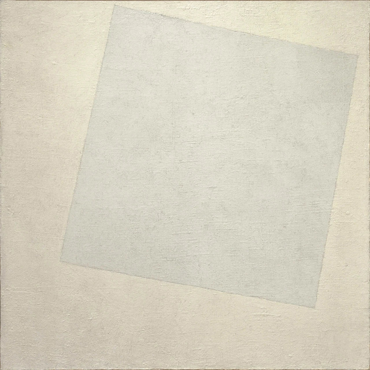 Blanc sur blanc, peinture de Kazimir Malevitch