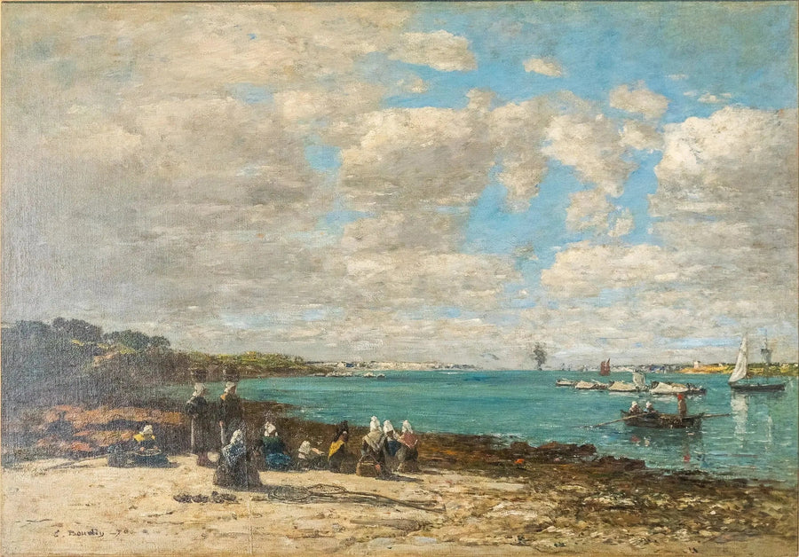 Kerhuon - The Fisherwomen - Eugène Boudin