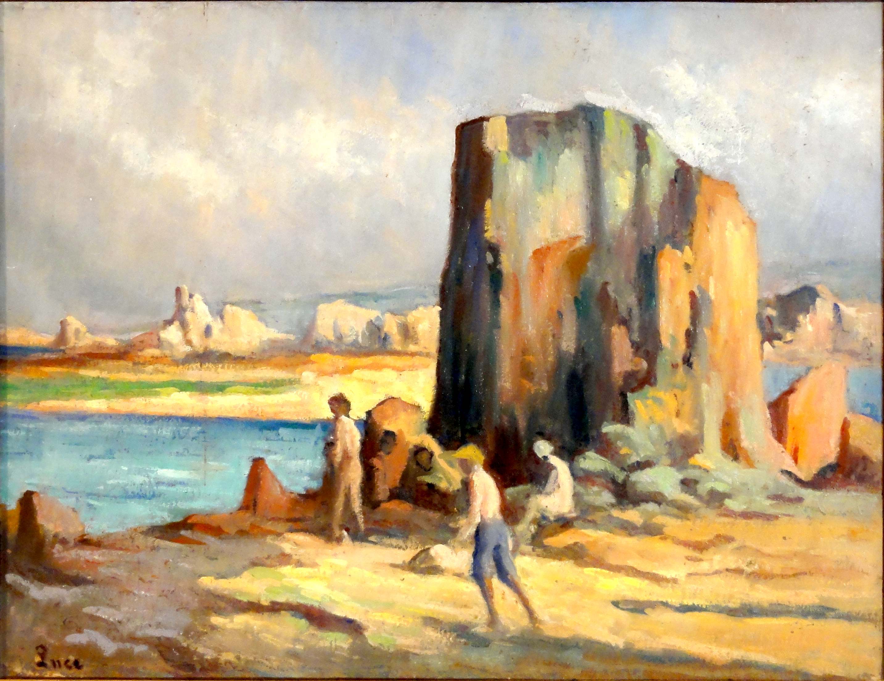 Kermouster la plage - Maximilien Luce - Alpha Reproduction
