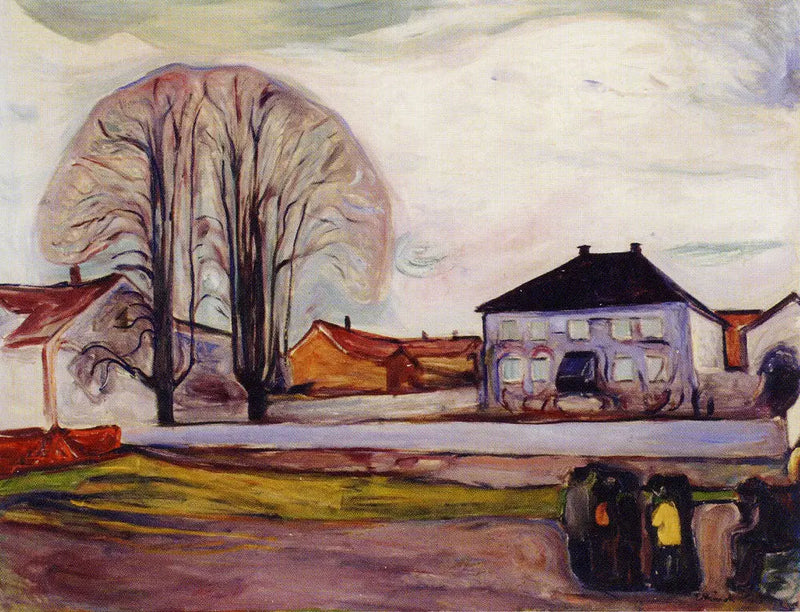 Kiøsterudgården in Åsgårdstrand - Edvard Munch