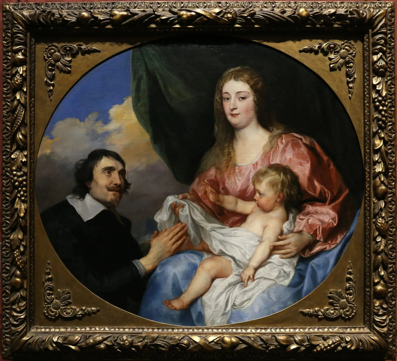The Abbot Scaglia Adoring the Virgin and Child - Antoine van Dyck