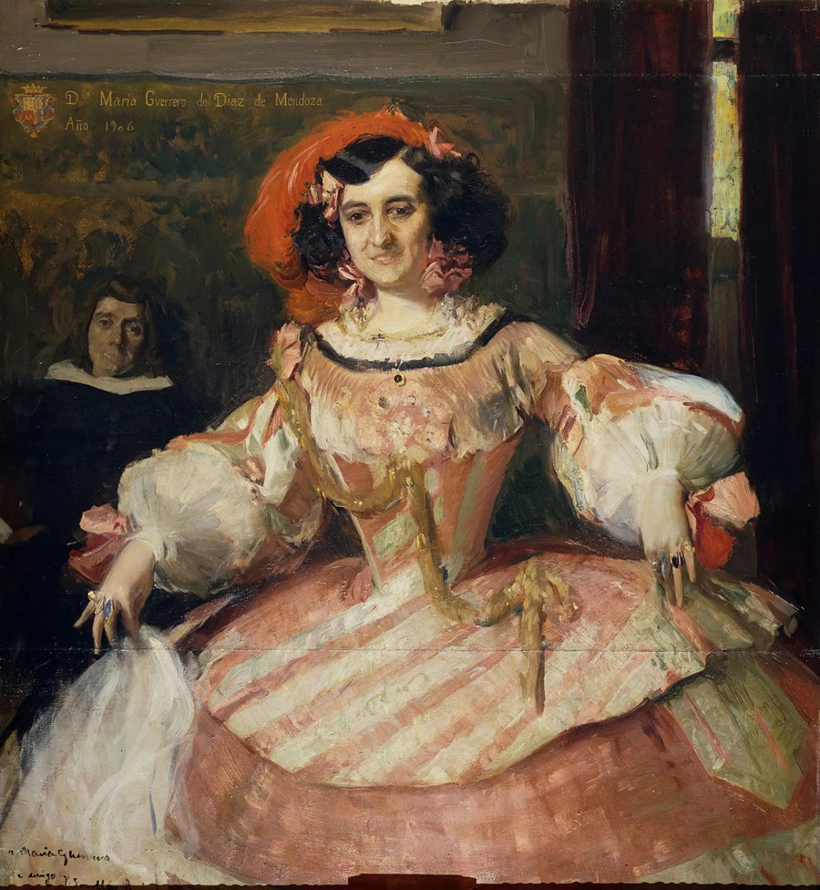 The actress María Guerrero as "The Foolish Lady" - Joaquín Sorolla