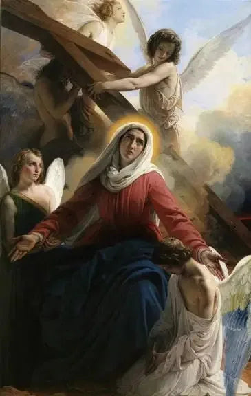 The Sorrowful Mother - Francesco Hayez