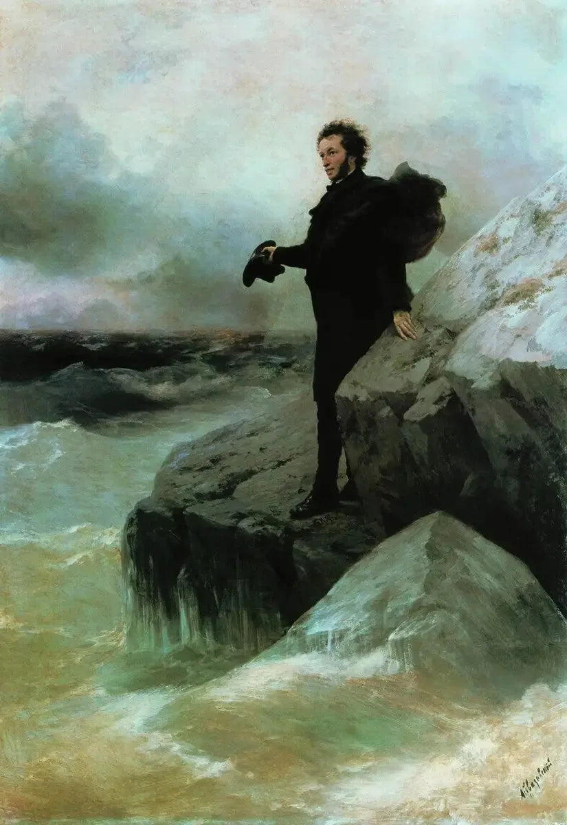 The Farewell to the Sea by Pouchkine - Ivan Aïvazovski