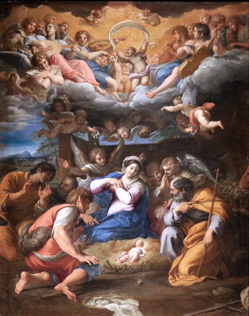 The Adoration of the Shepherds - Annibale Carracci