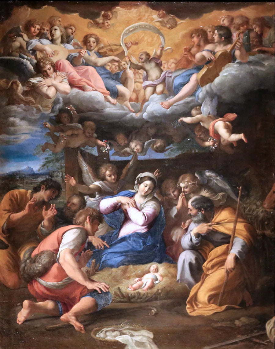 The Adoration of the Shepherds - Annibale Carracci