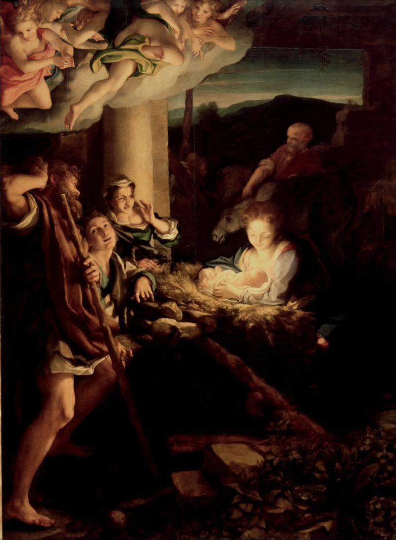 The Adoration of the Shepherds - Antonio da Correggio