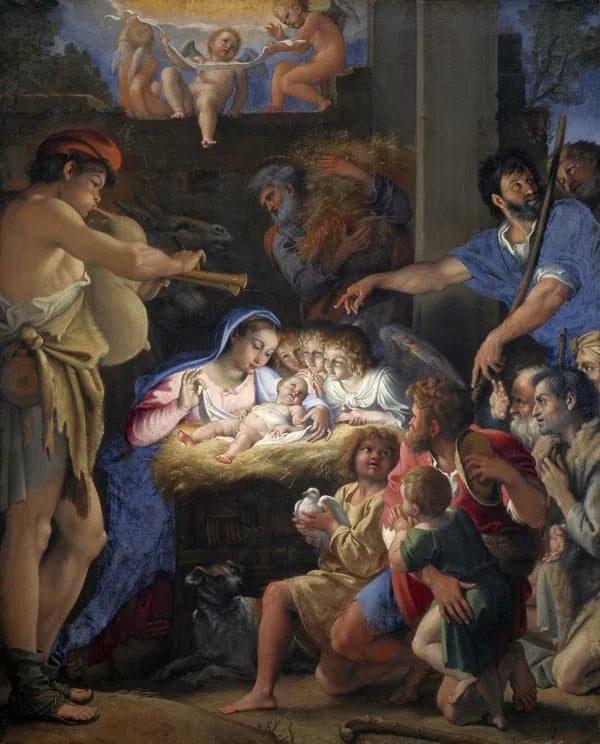 The Adoration of the Shepherds - Domenichino