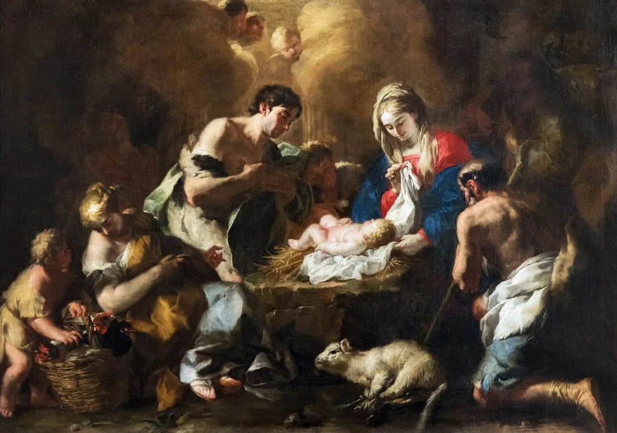 The Adoration of the Shepherds - Francesco Solimena