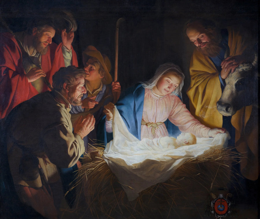 The Adoration of the Shepherds - Gerrit van Honthorst
