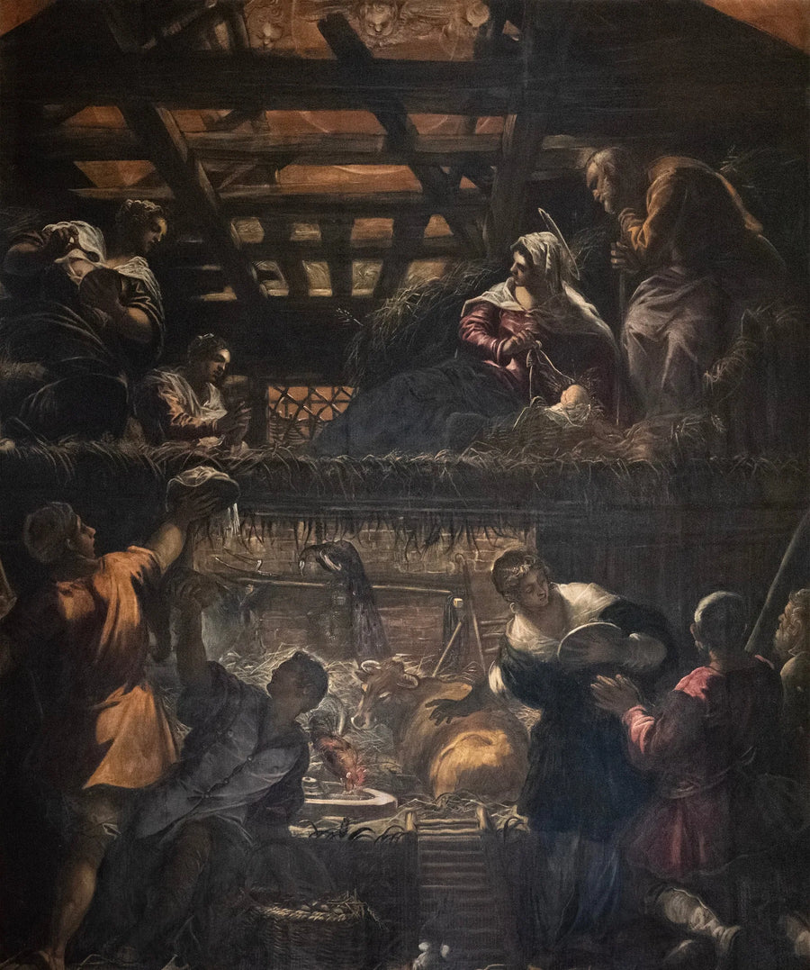 The Adoration of the Shepherds - Jacopo Tintoretto