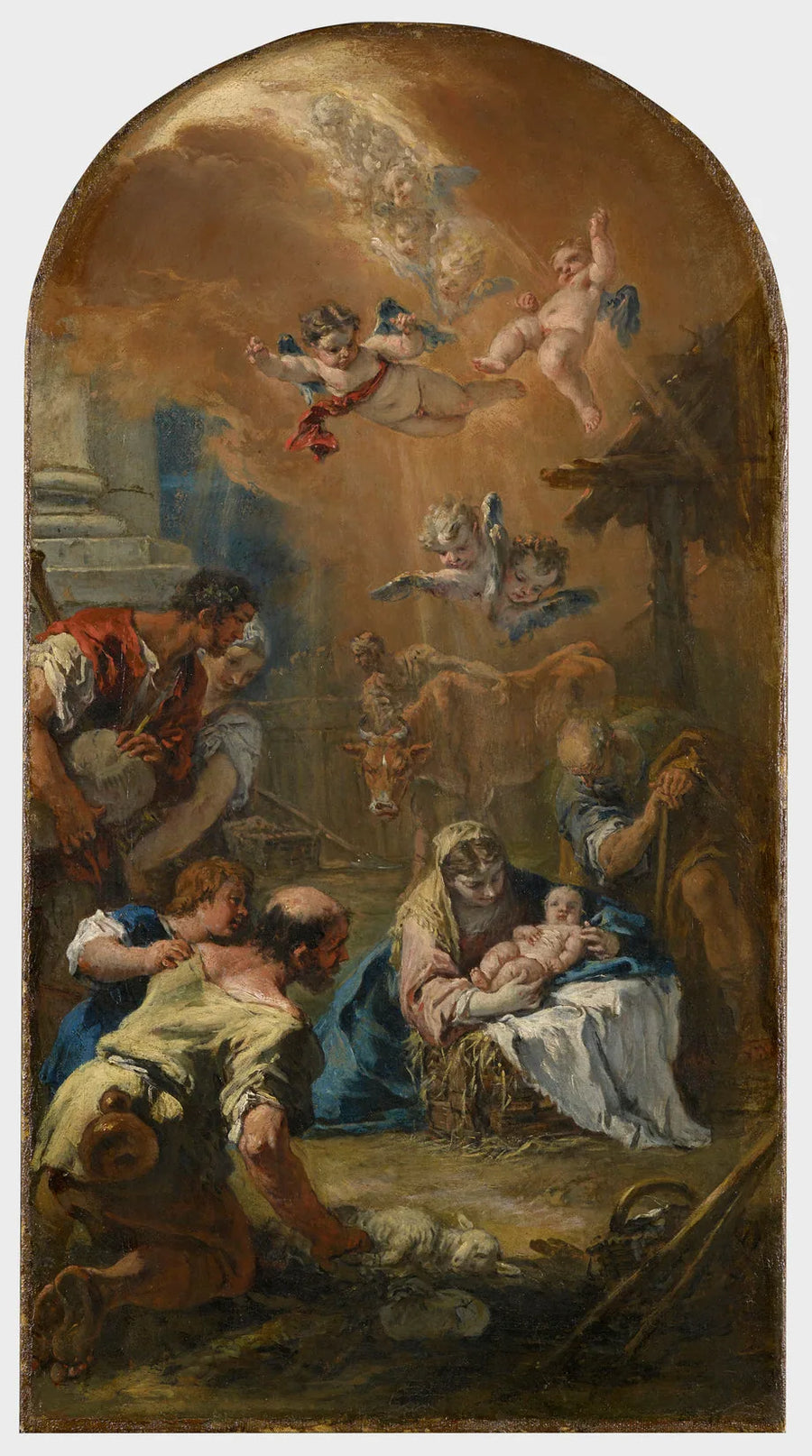 The Adoration of the Shepherds - Sebastiano Ricci