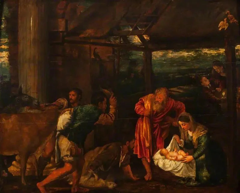 The Adoration of the Shepherds - Titian