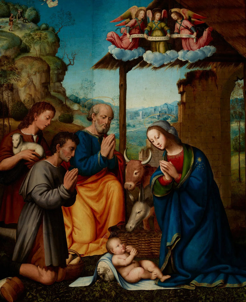 The Adoration of the Shepherds - Tommaso Lunetti