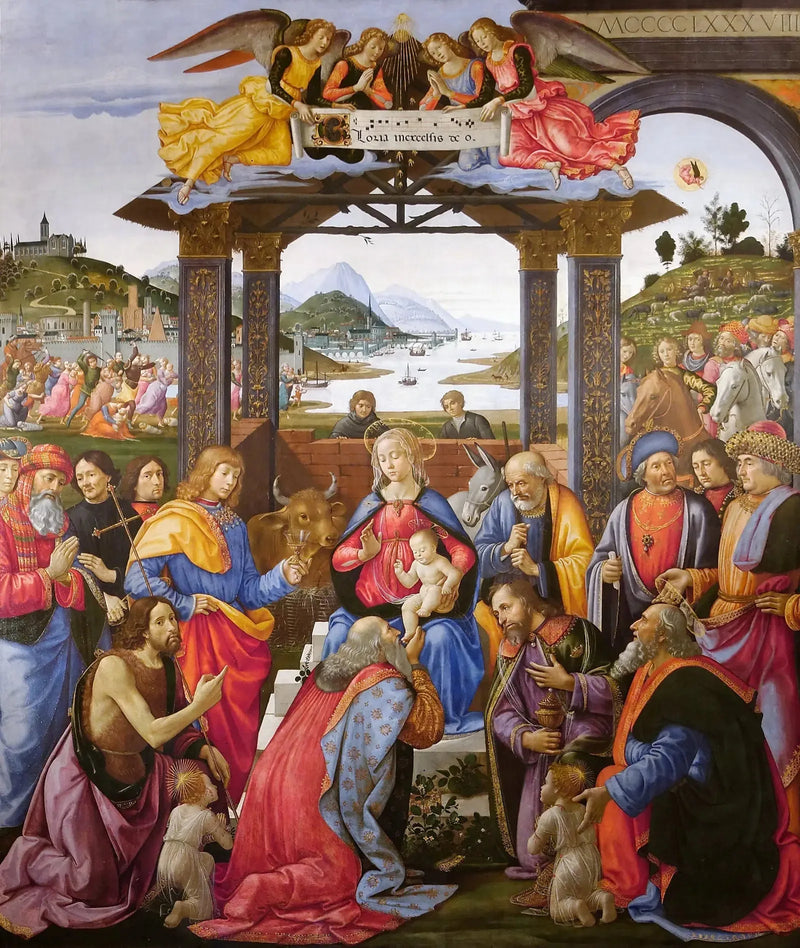 The Adoration of the Magi - Domenico Ghirlandaio