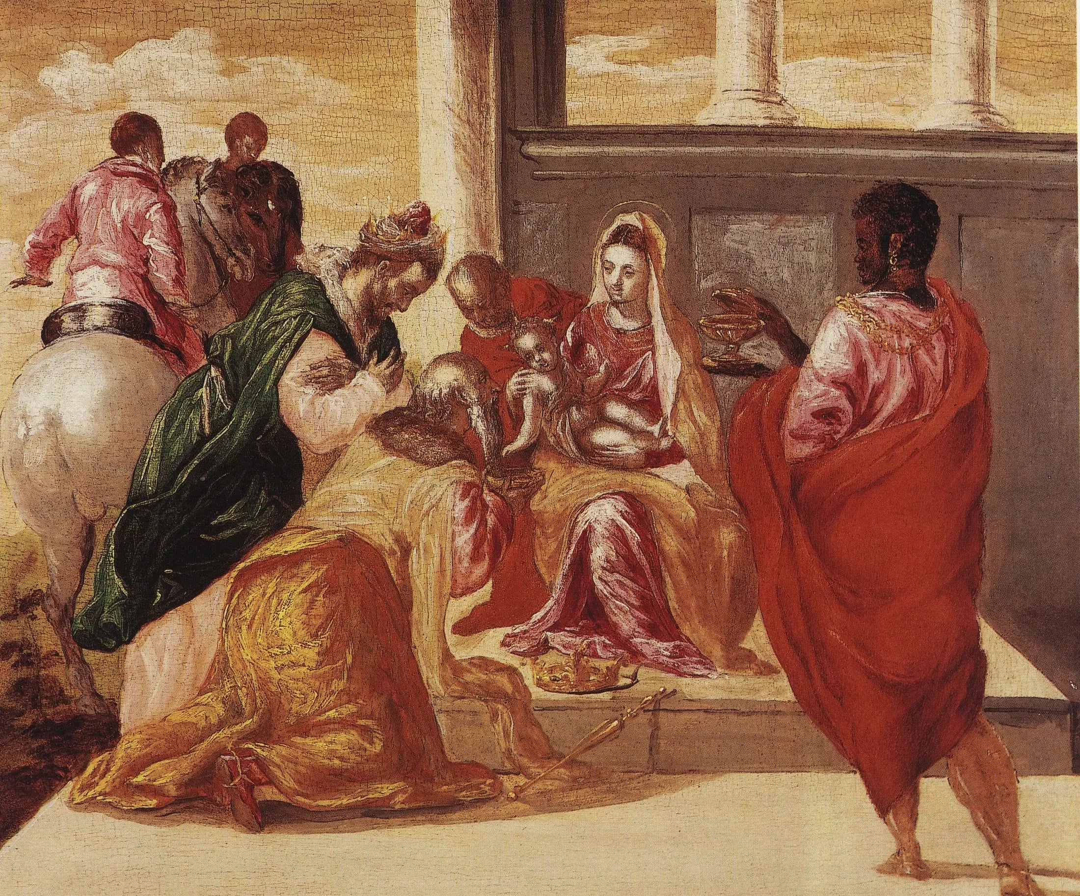 L'Adoration des mages - El Greco image 1 reproduction d’œuvre d’art à l’huile