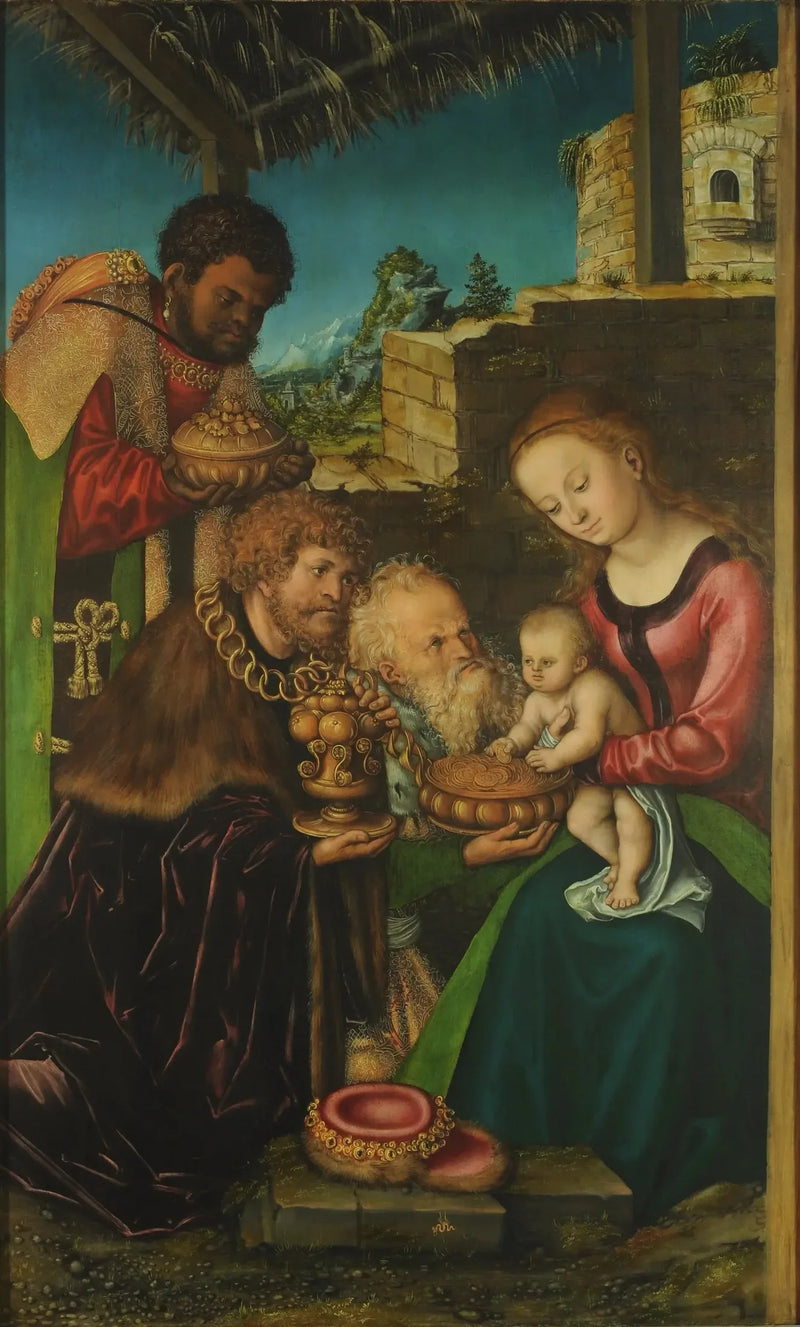 The Adoration of the Magi - Lucas Cranach the Elder