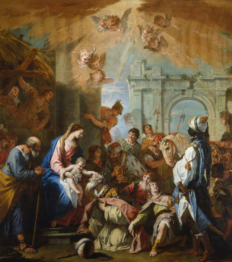 The Adoration of the Magi - Sebastiano Ricci
