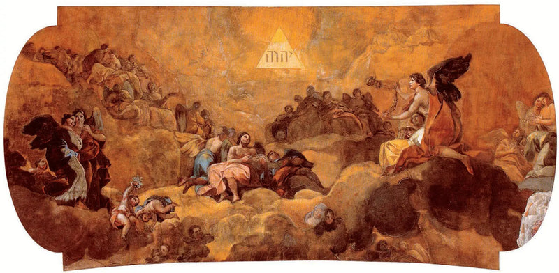 The Adoration of the Name of God - Francisco de Goya
