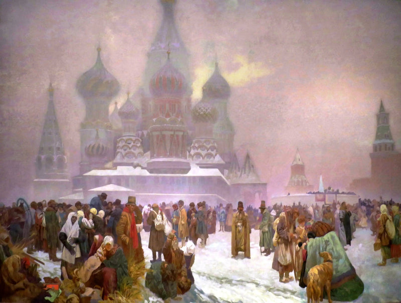 The Emancipation of Russian Peasants - Alphonse Mucha