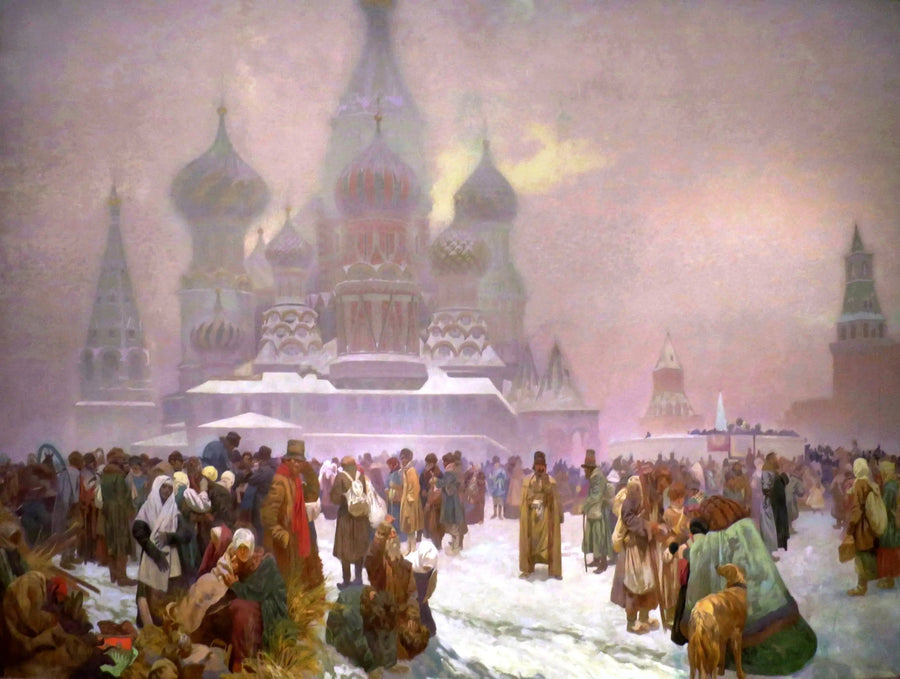 The Emancipation of Russian Peasants - Alphonse Mucha