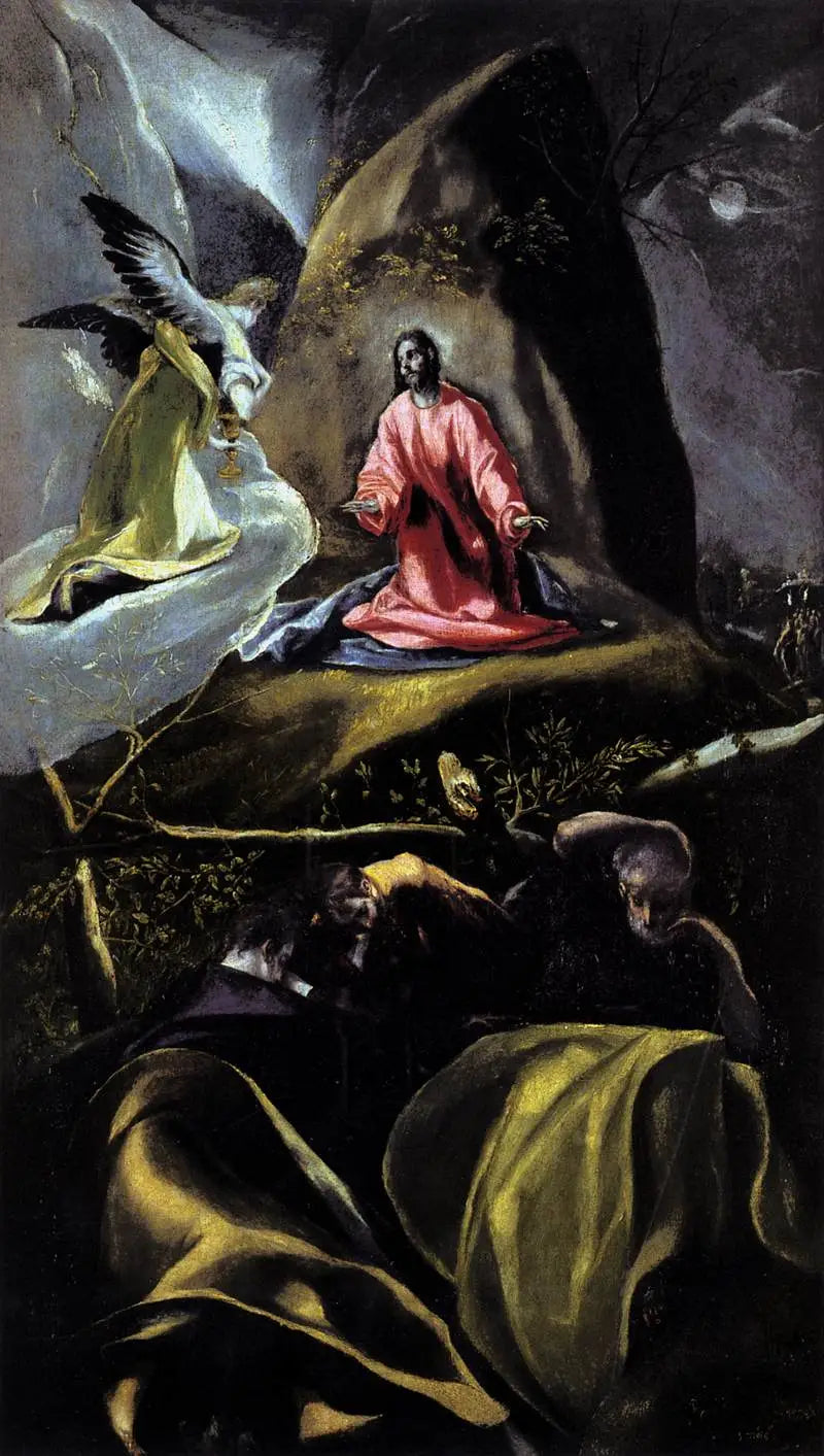 The Agony in the Garden of Olives. - El Greco