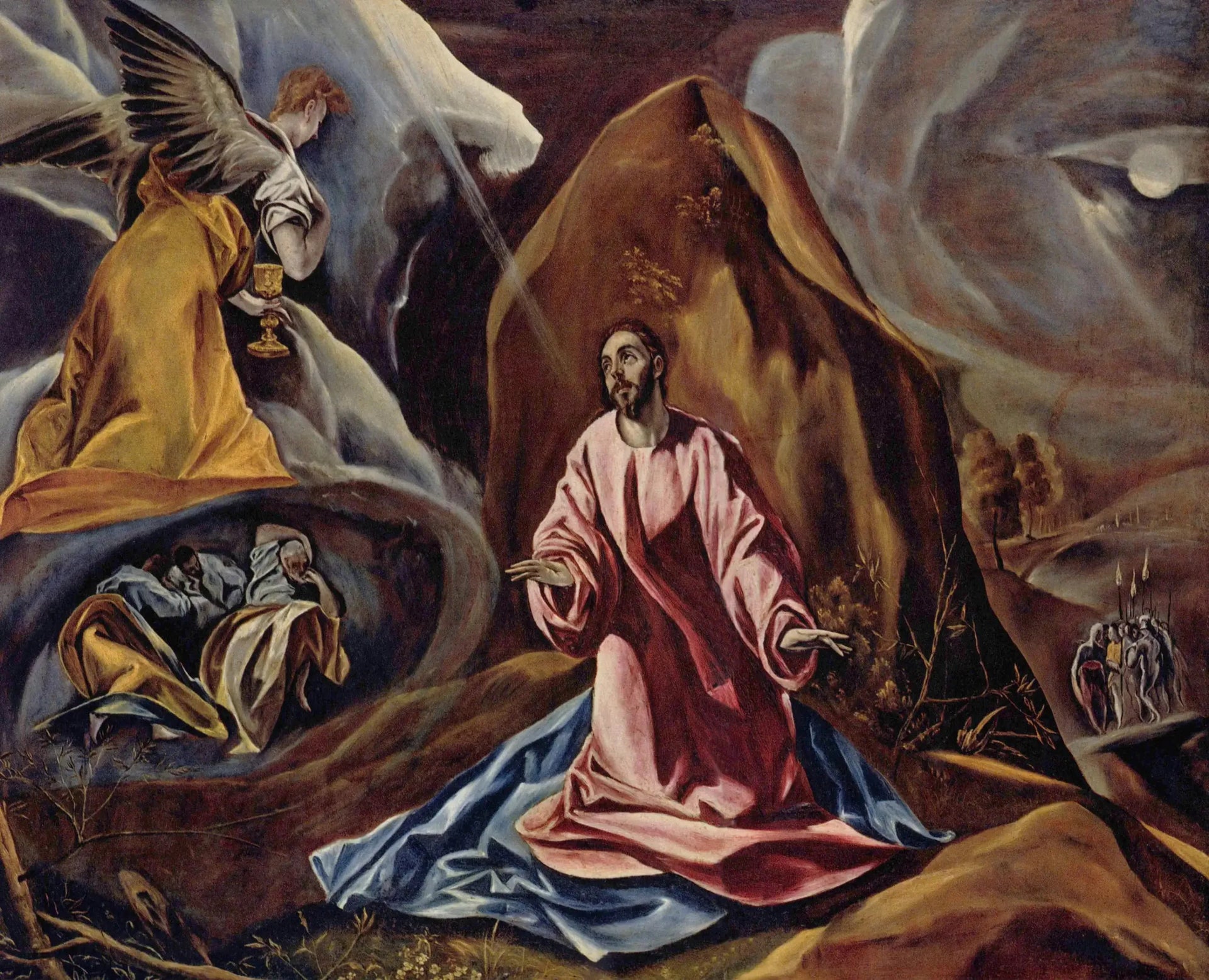 L'Agonie dans le jardin - El Greco image 1 copie peinte à la main à l’huile