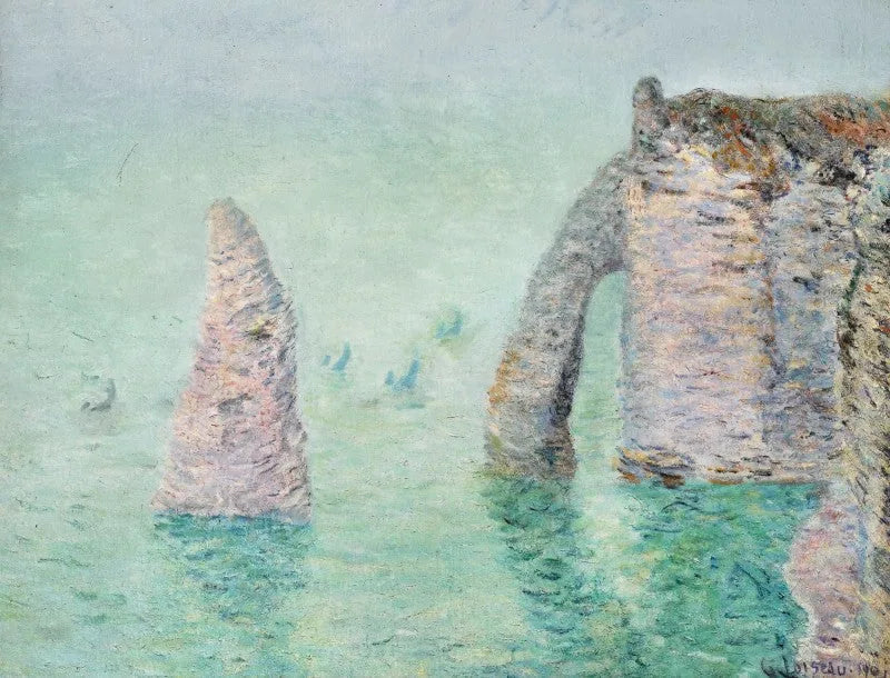 The Needle and the Lower Door (Étretat) - Gustave Loiseau