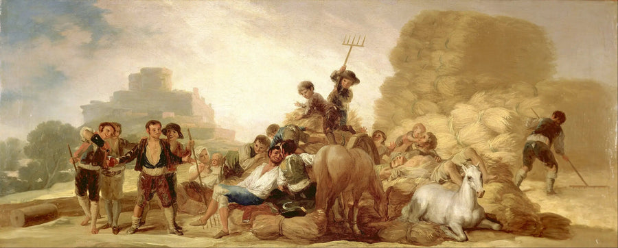 The Threshing Floor - Francisco de Goya