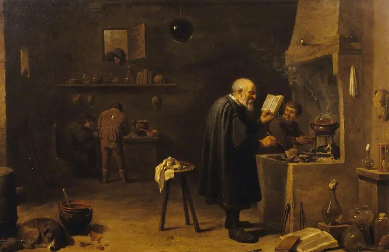 The Alchemist - David Teniers the Younger