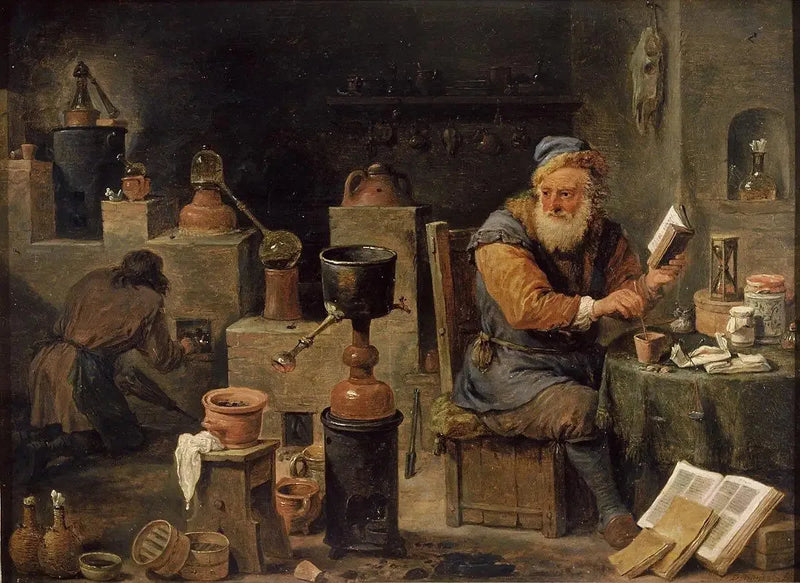 The Alchemist - David Teniers the Younger