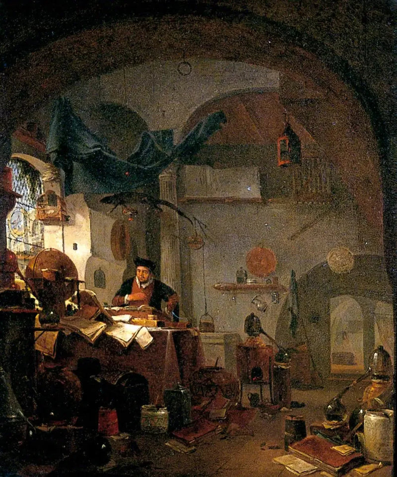 The Alchemist - David Teniers the Younger