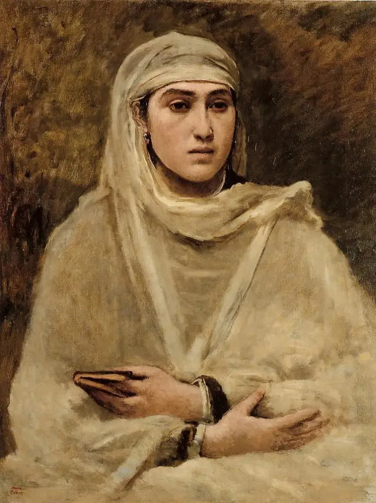 The Algerian Woman - Jean-Baptiste Camille Corot