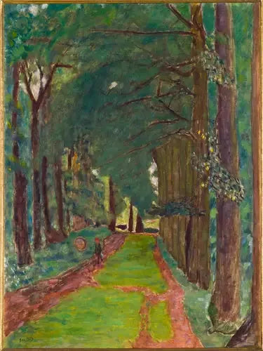 The Tree-Lined Path - Pierre Bonnard