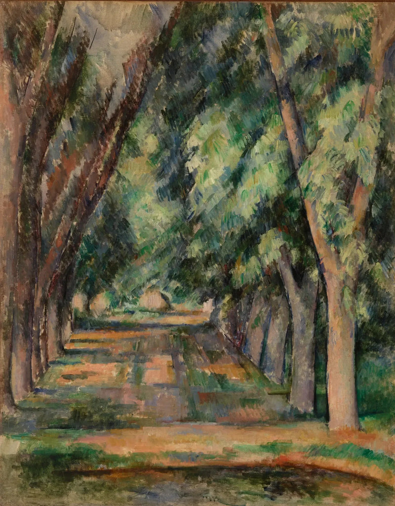 The Chestnut Tree Avenue at Jas de Bouffan - Paul Cézanne