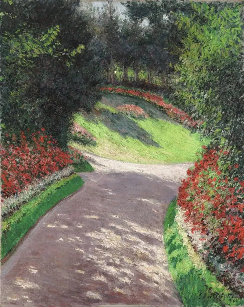 The Garden Path - Gustave Caillebotte