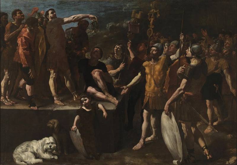 The speech of a Roman emperor - Giovanni Lanfranco