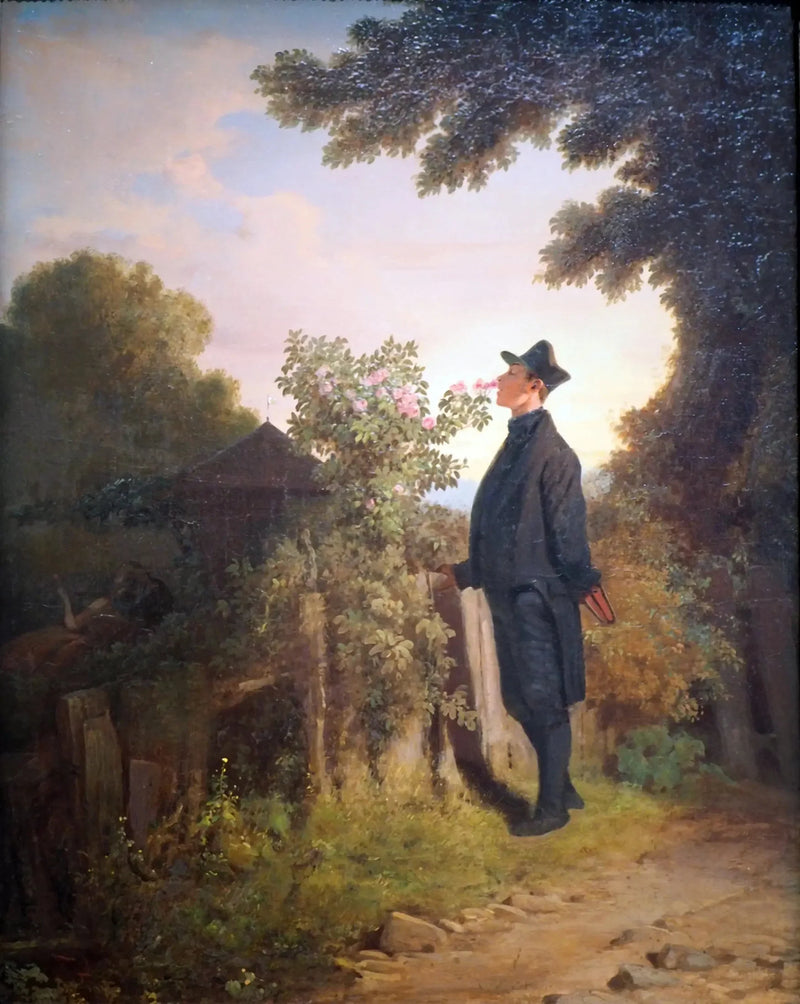 The Lover of Roses - Carl Spitzweg