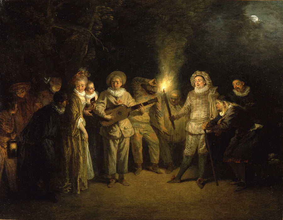 Love at the Italian Theatre - Antoine Watteau