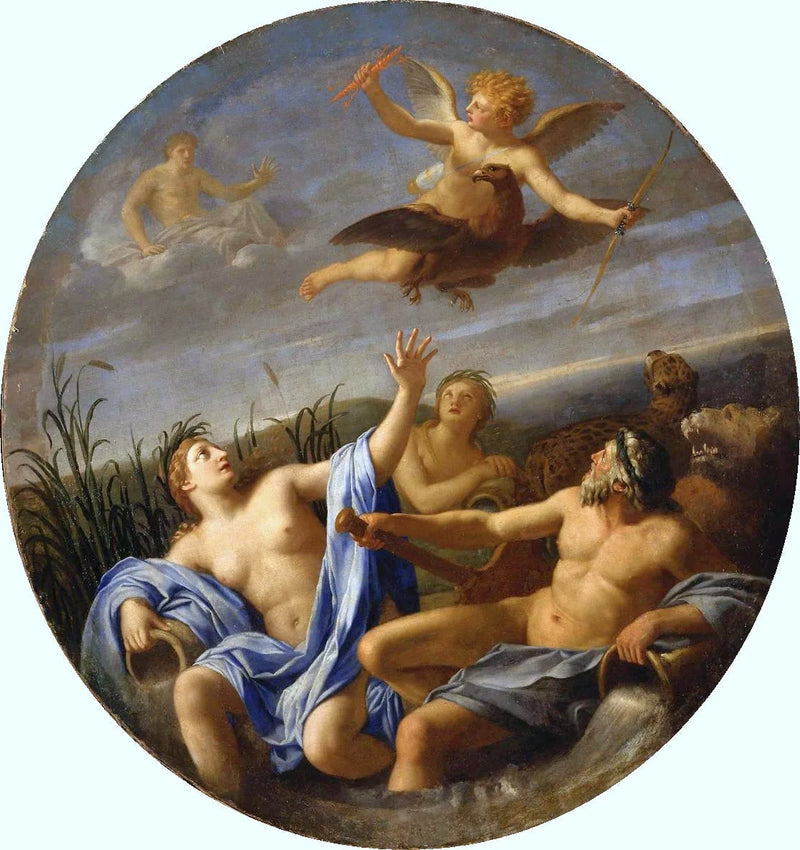 The Love Steals Lightning from Jupiter - Eustache Le Sueur