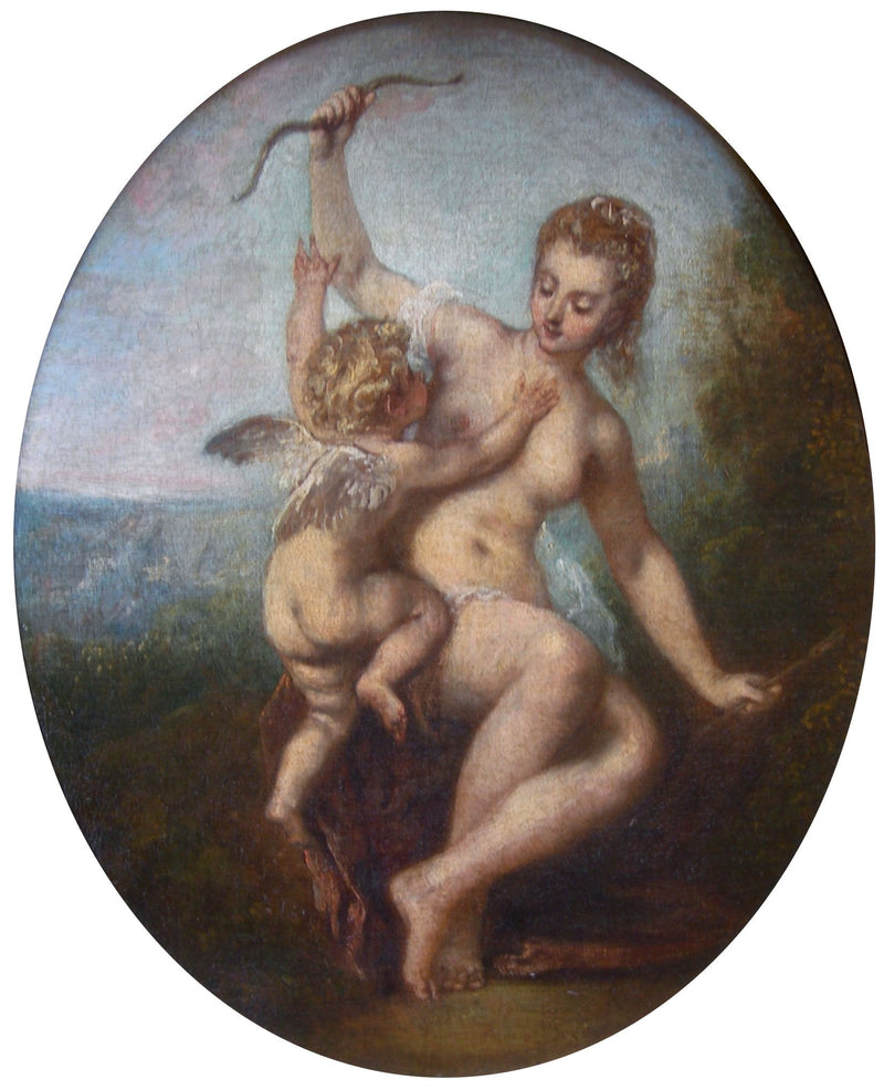 The Disarmed Love - Antoine Watteau
