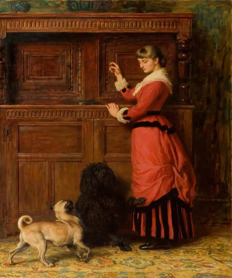 The Love of the Closet - Briton Rivière