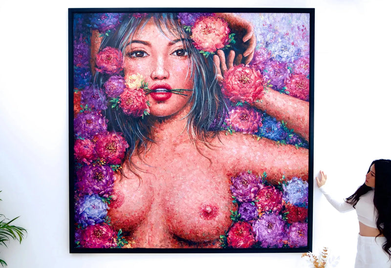 Love in Bloom | 200 x 200 cm