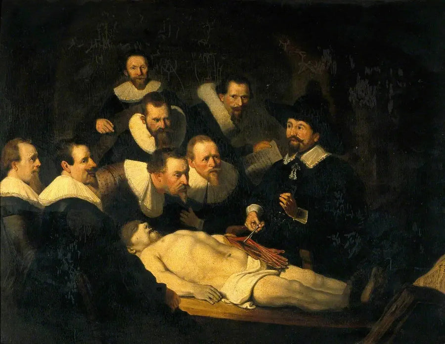 The Anatomy of Dr. Nicolaes Tulp - Rembrandt